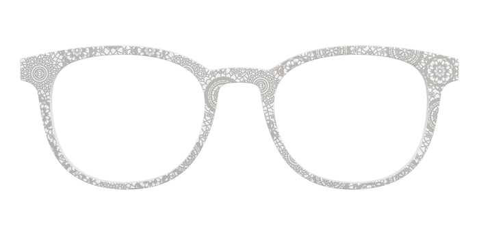 The Taupe Medallion Lace