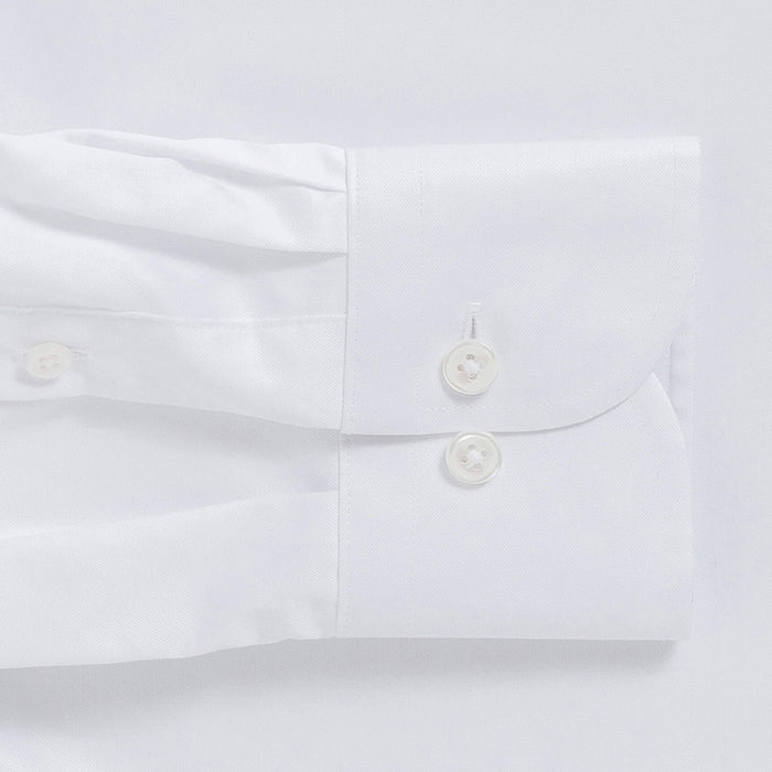 White shirt sleeve and cuff - double button barrel cuff dress shirt