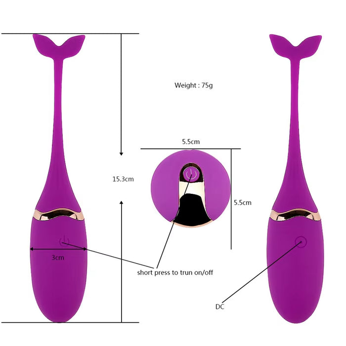 Tienda De Juguetes Sexuales Tadpole Shape Wireless Remote Control Vibrating Jump Love Egg Mini Vibrator Ball