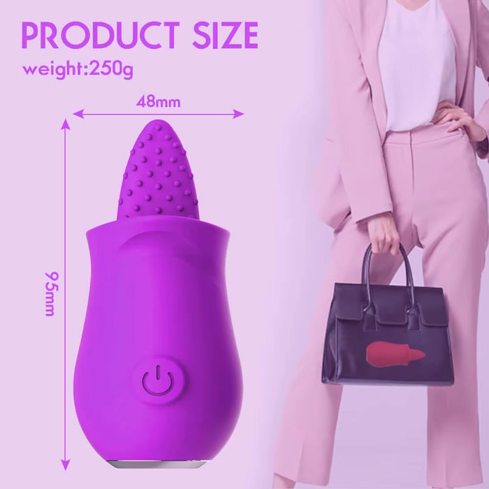 Tongue Vibrator Intimate Good Nipple Sucker Oral Licking Clitoris Stimulation Powerful Sex Toys