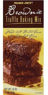 TRADER JOES BROWNIE TRUFFLE BAKING MIX 16 OZ #ROCK VALUE-ORDER BY  TUESDAY EVENING OCT 27  ARRIVING  NOV 04 FOR DELIVERY#