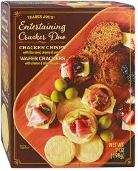 TRADER JOE'S ENTERTAINING CRACKER DUO 7 OZ #ROCK VALUE-ORDER BY TUESDAY EVENING OCT 27 ARRIVING NOV 04  FOR DELIVERY#