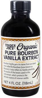 TRADER JOES ORGANIC PURE BOURBON VANILLA EXTRACT 4 OZ #ROCK VALUE-ORDER BY  TUESDAY EVENING OCT 27  ARRIVING  NOV 04 FOR DELIVERY#
