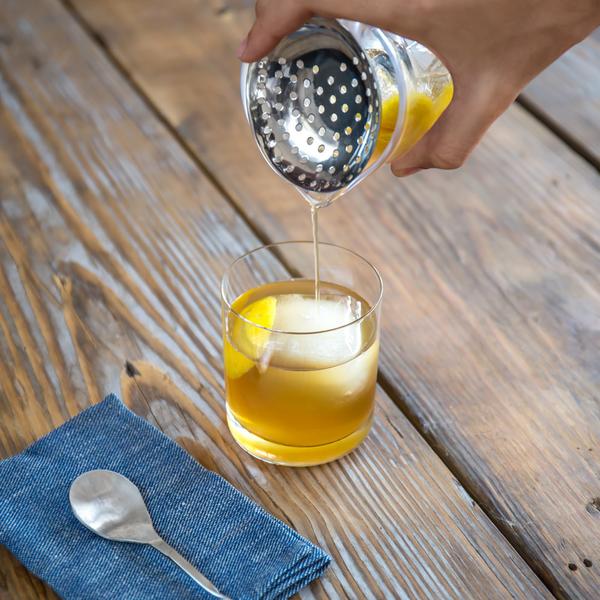W & P Design® Hand Blown Mixing Glass