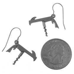Waiter's Corkscrew Earrings