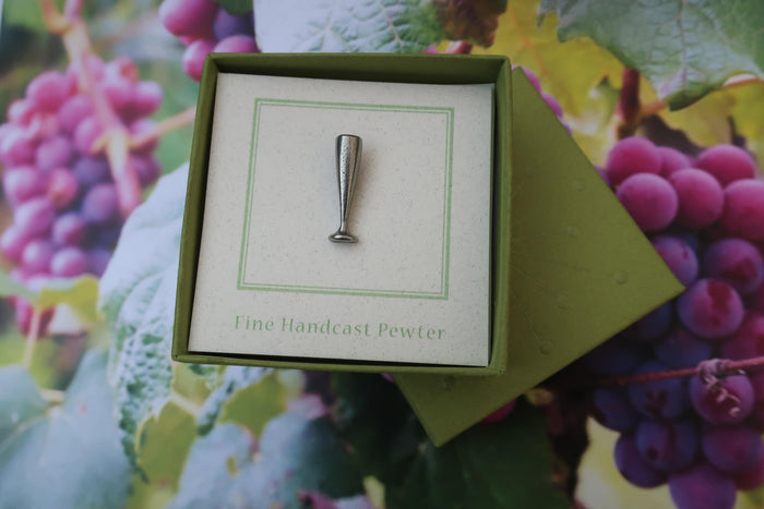 Wine Flute Lapel Pin
