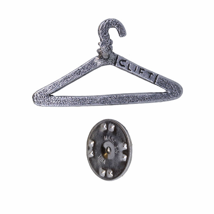 Wire Clothes Hanger Lapel Pin | lapelpinplanet