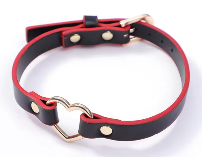 Women SM Adjustment Traction Collar Hot Selling Golden Ring Fun Collar Adult Bondage Gear Cock Ring