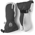 Hestra Women's Heli 3-Finger Gloves - Black / Off White