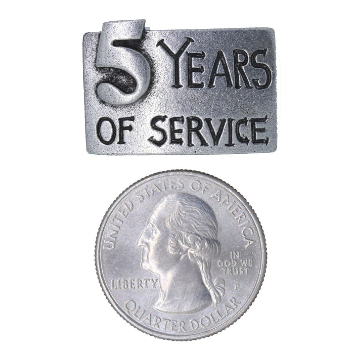 5 Years of Service Lapel Pin