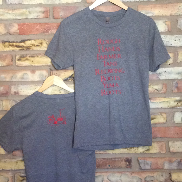 Yuma Roots™ Adult Tee Rough Hands - Front Print