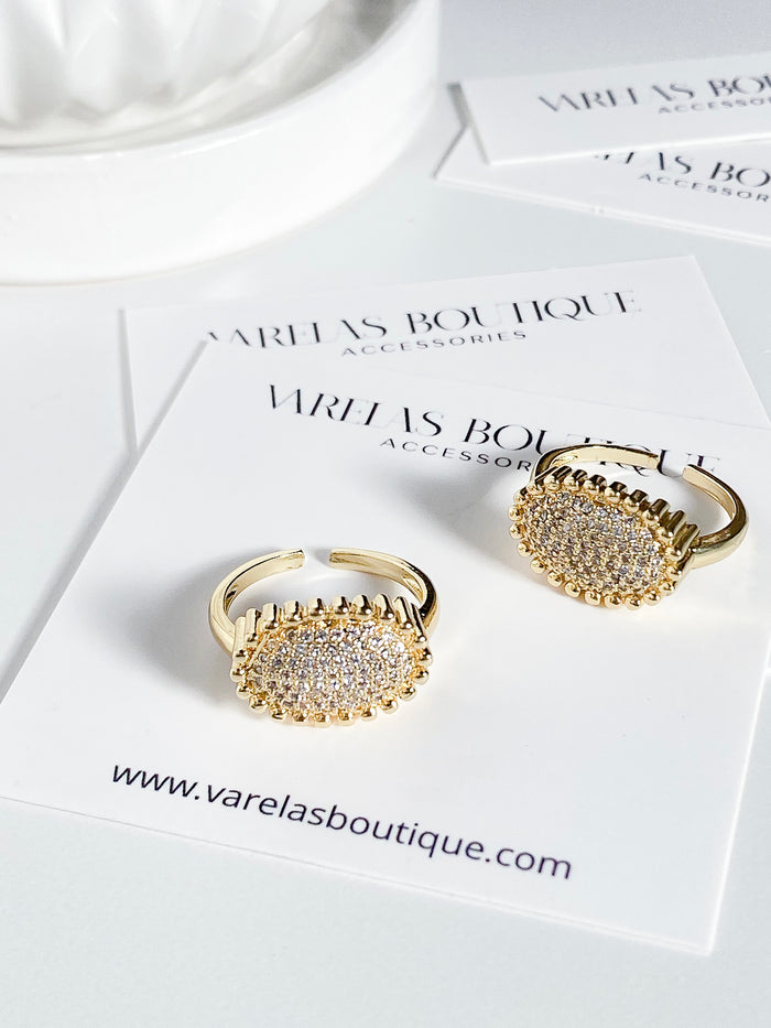 Zirconia bold ring