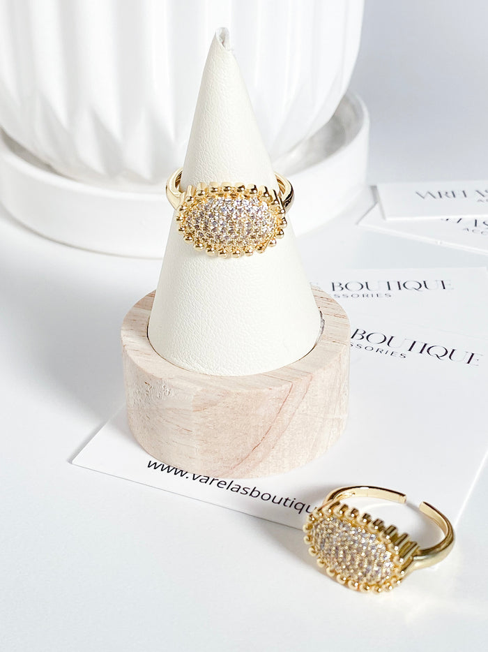 Zirconia bold ring